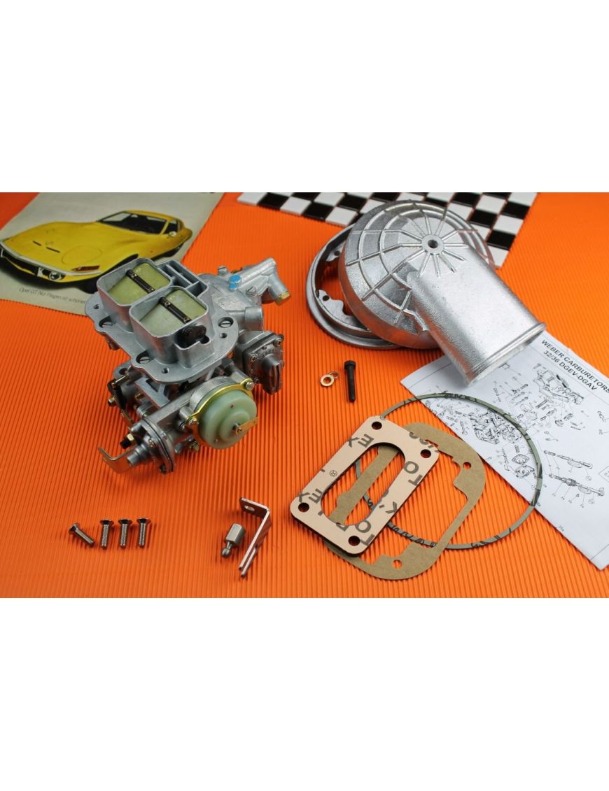 Opel GT Weber Carburator Set 2, Weber 32/36 Plenum