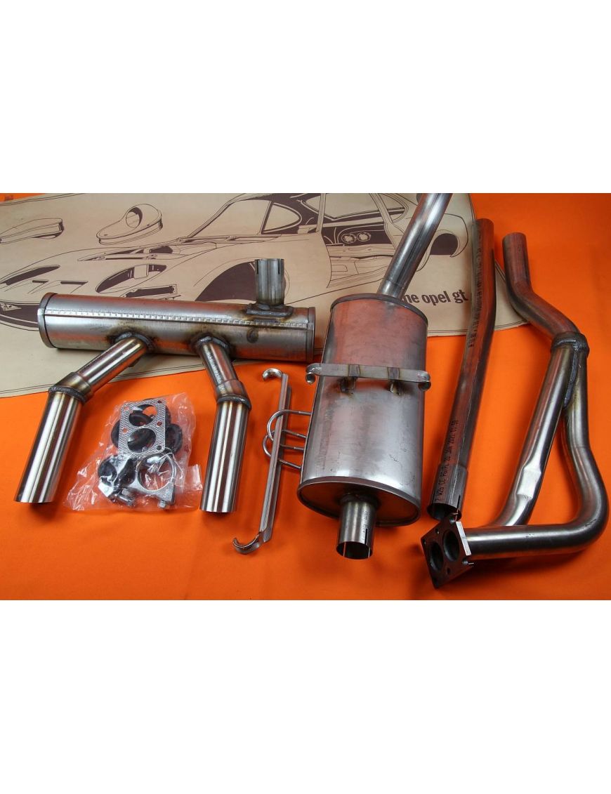 Stainless Steel Exhaust, Classic, Typ A s. Flange