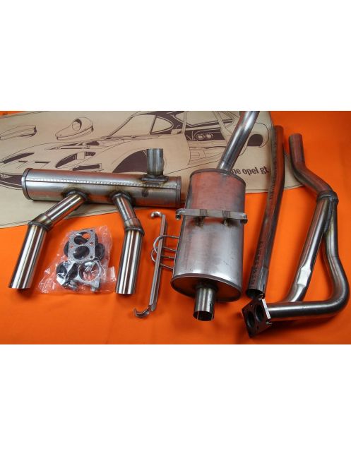 Stainless Steel Exhaust, Komet 6,  Typ A , Big