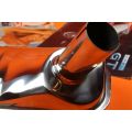 Front Muffler Opel GT, Kadett B , Stainless Steal