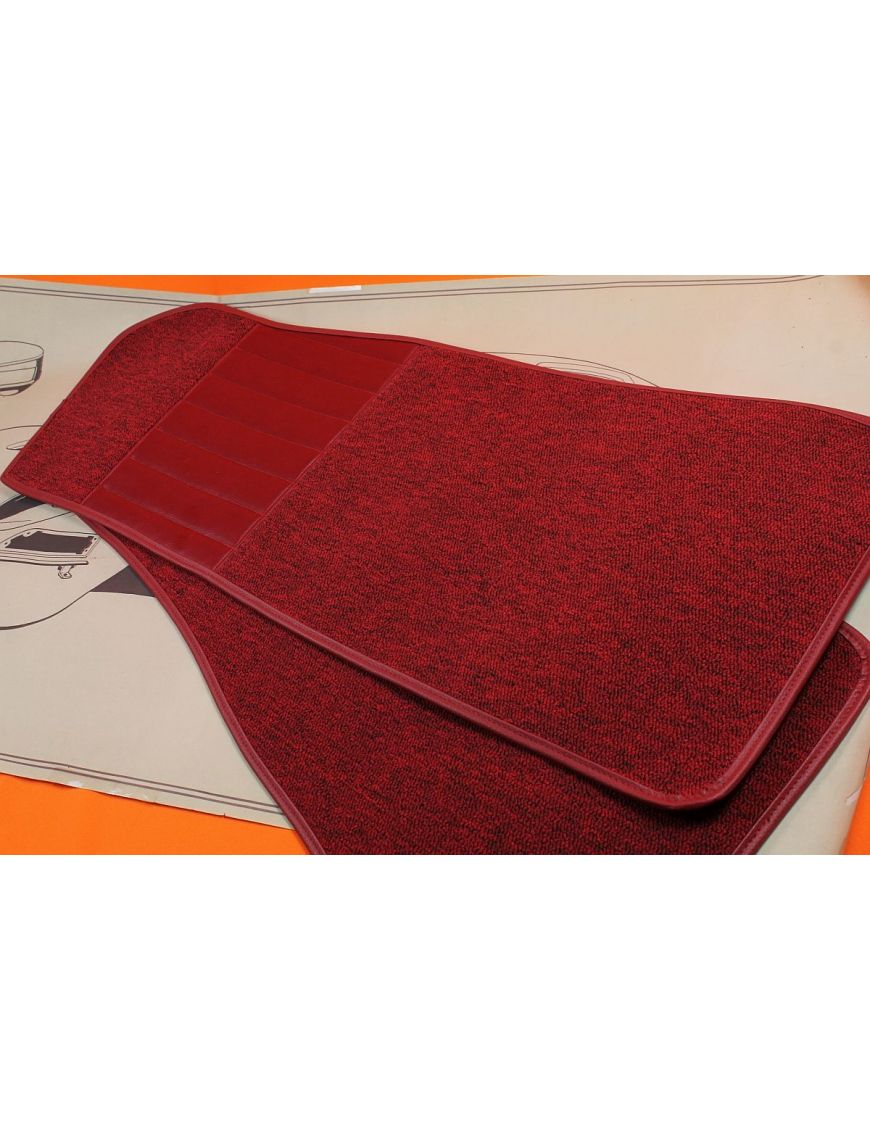 Opel GT Floor Mats  - red -