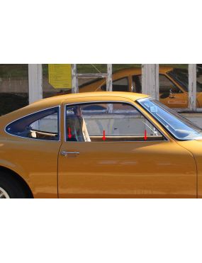 Opel GT Door Window Rubber Scraper