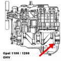 High Performance Rear Oil Seal Opel 1100 / 1200