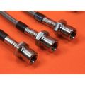 Opel GT / Kadett B Stahlflex Bremsschläuche 3er Set