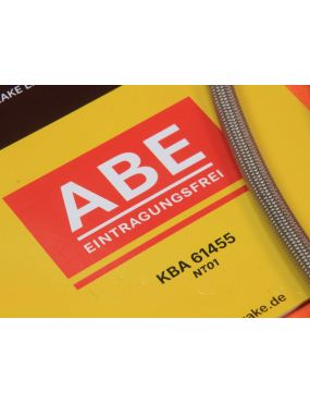 Opel GT / Kadett B Stahlflex Bremsschläuche 3er Set