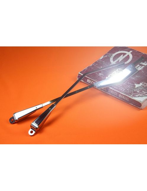 Opel GT Wiper Arm Set, chrome